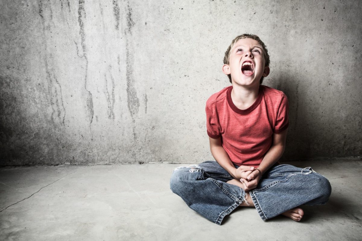 Angry child Angry child